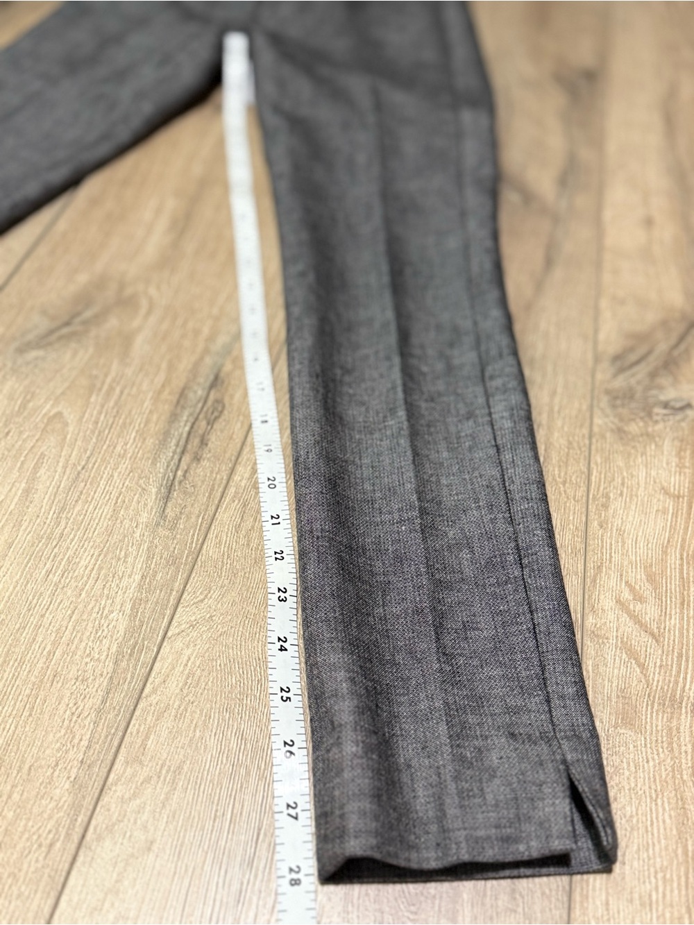 Banana Republic Sloan Gray Slim Ankle Pants Tailored Trousers Size 0 - Picture 10 of 16